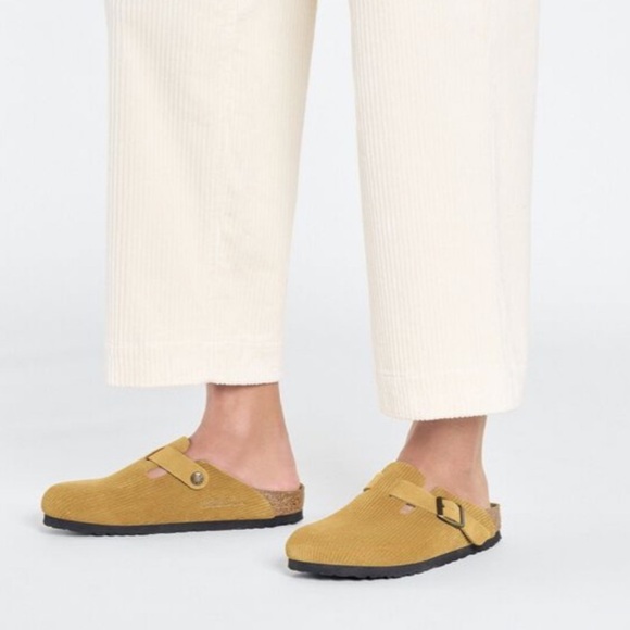 Birkenstock Boston Suede Embossed Clog Size 10 NWT - Picture 3 of 13